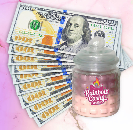 The Velvet Rose Rainbow Cashy Candle