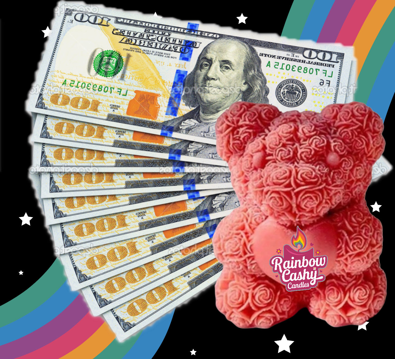 Strawberry Rose Teddy Bear Wax Melts